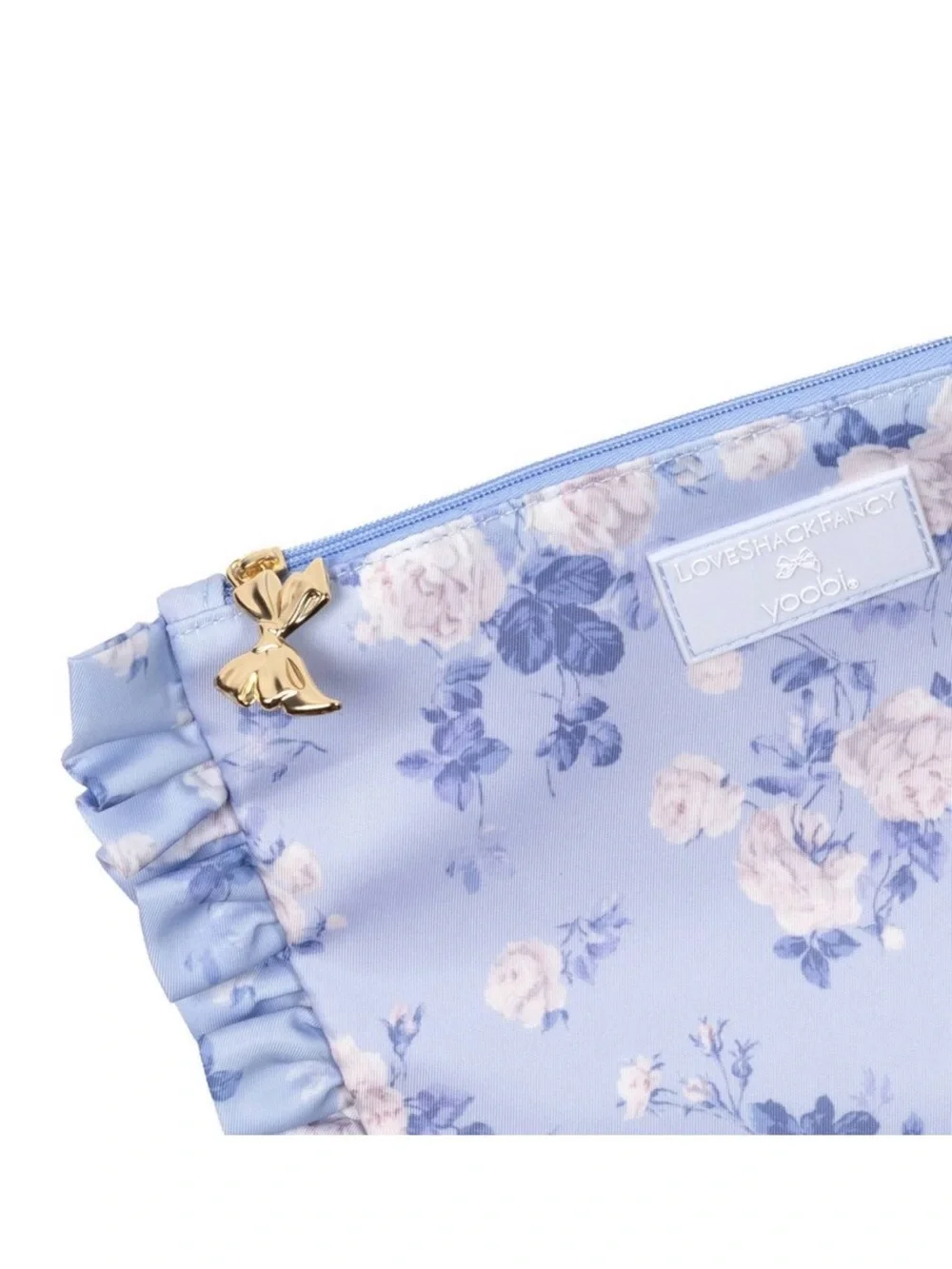 LoveShackFancy × Target - Yoobi Everblooming Rosettes Flat Zip Pencil Case